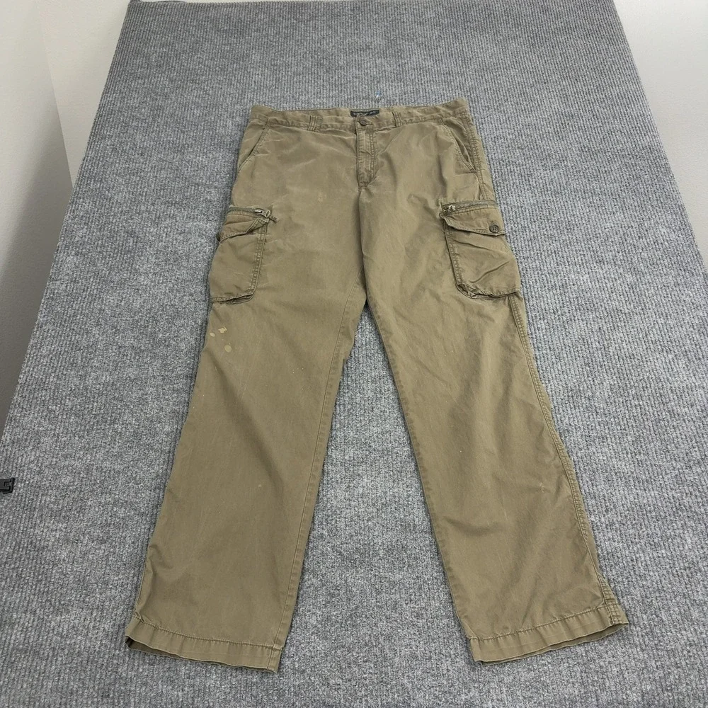 Banana Republic Cargo Pants Mens 36x34 Brown Cotton Utility‎ Gorpcore Outdoor